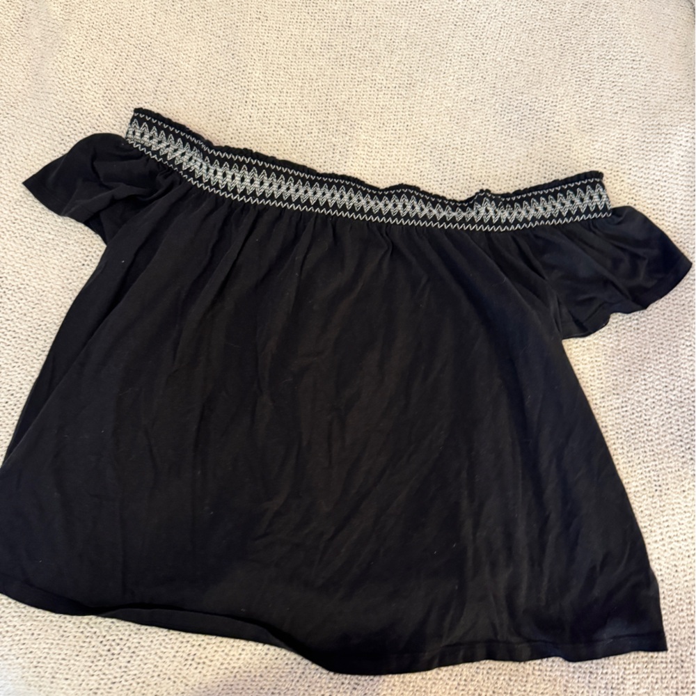 Off shoulder stretchy top